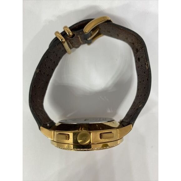 Fossil FTW1116 Women Brown Leather Rose Gold Analog Dial Hybrid Smartwatch XX631 - Picture 8 of 12